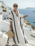 DELACROIX | Robe Maxi à Manches Courtes Elvienne