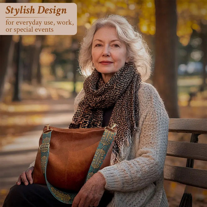 Greta – Sac à épaule en cuir vintage