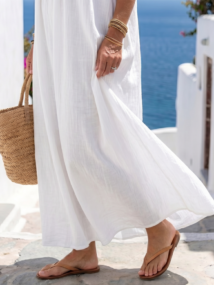 DELACROIX | Robe Maxi Fluide Naturelle Keira