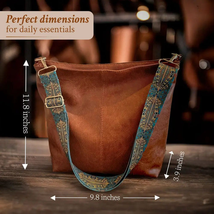 Greta – Sac à épaule en cuir vintage