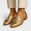 Isolde - Mocassins Brillant Doré