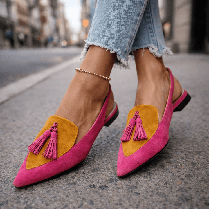 Eliza | Sandales à Talons avec Franges