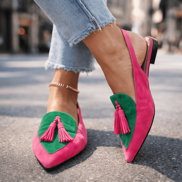 Eliza | Sandales à Talons avec Franges
