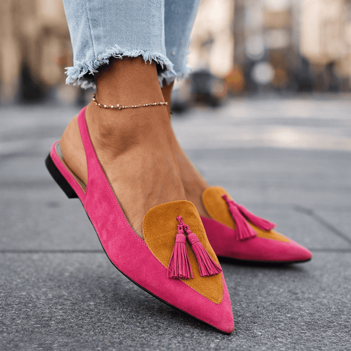 Eliza | Sandales à Talons avec Franges