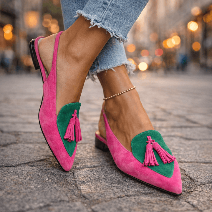 Eliza | Sandales à Talons avec Franges
