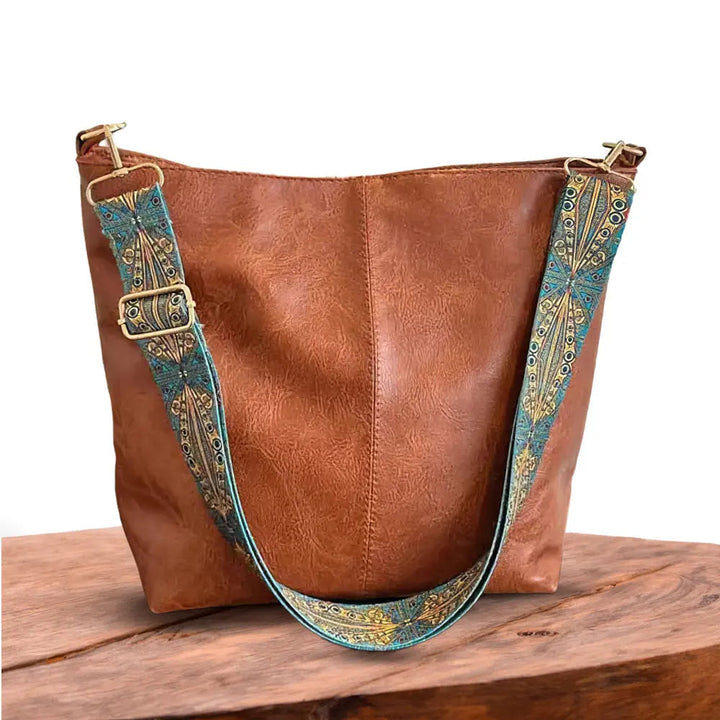 Greta – Sac à épaule en cuir vintage