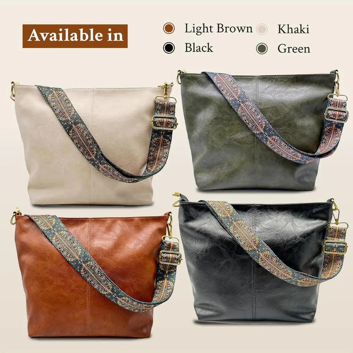 Greta – Sac à épaule en cuir vintage