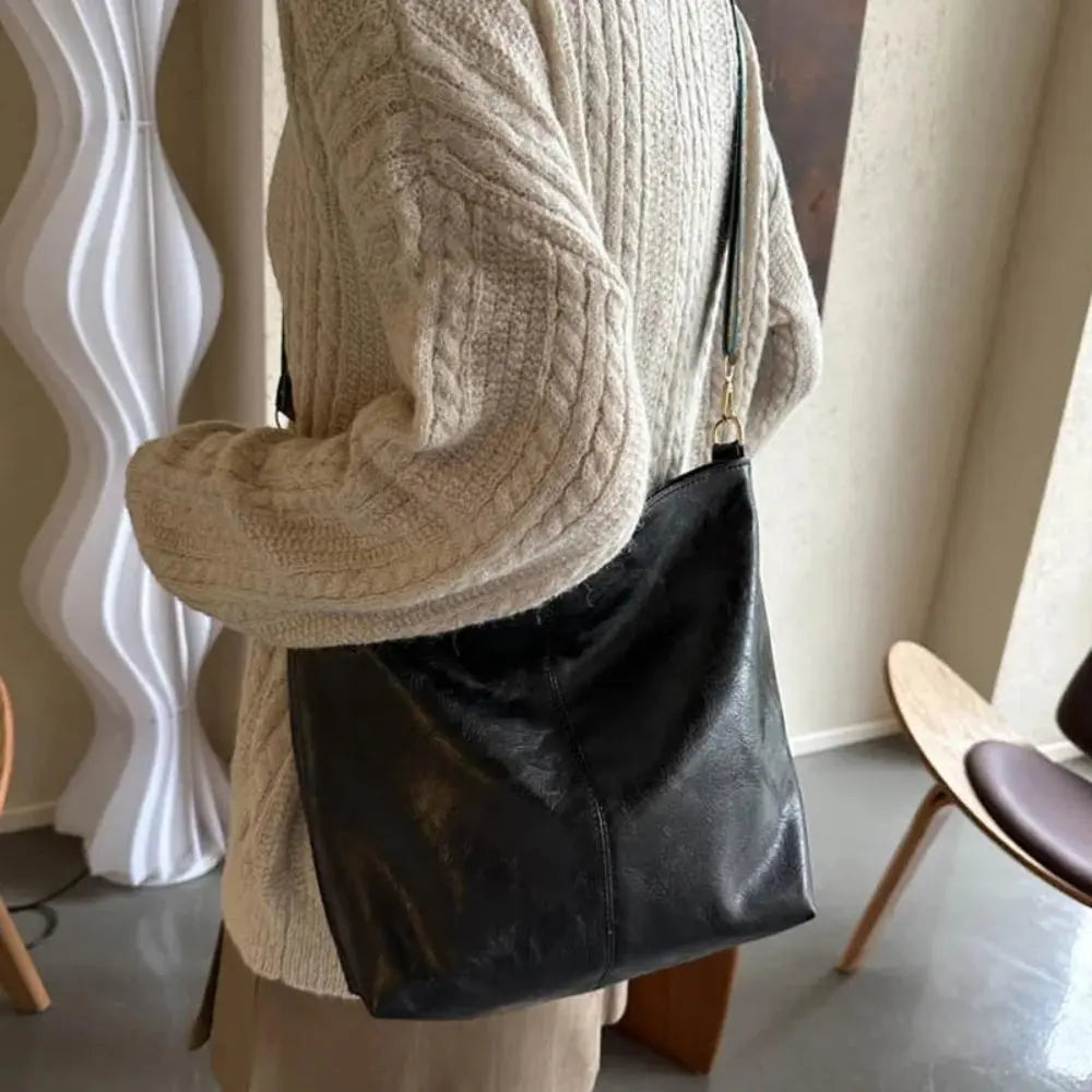 Greta – Sac à épaule en cuir vintage