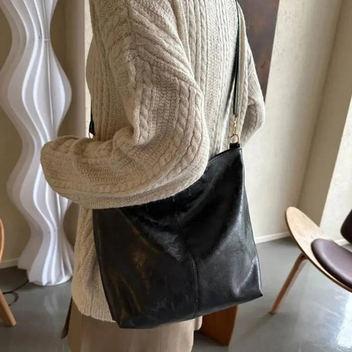 Greta – Sac à épaule en cuir vintage