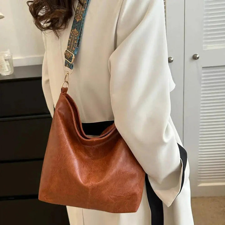 Greta – Sac à épaule en cuir vintage