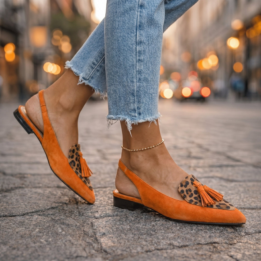Eliza | Sandales à Talons avec Franges
