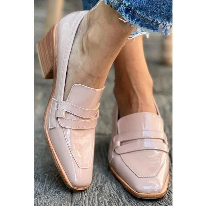 Olga™ - Mocassins en cuir rose