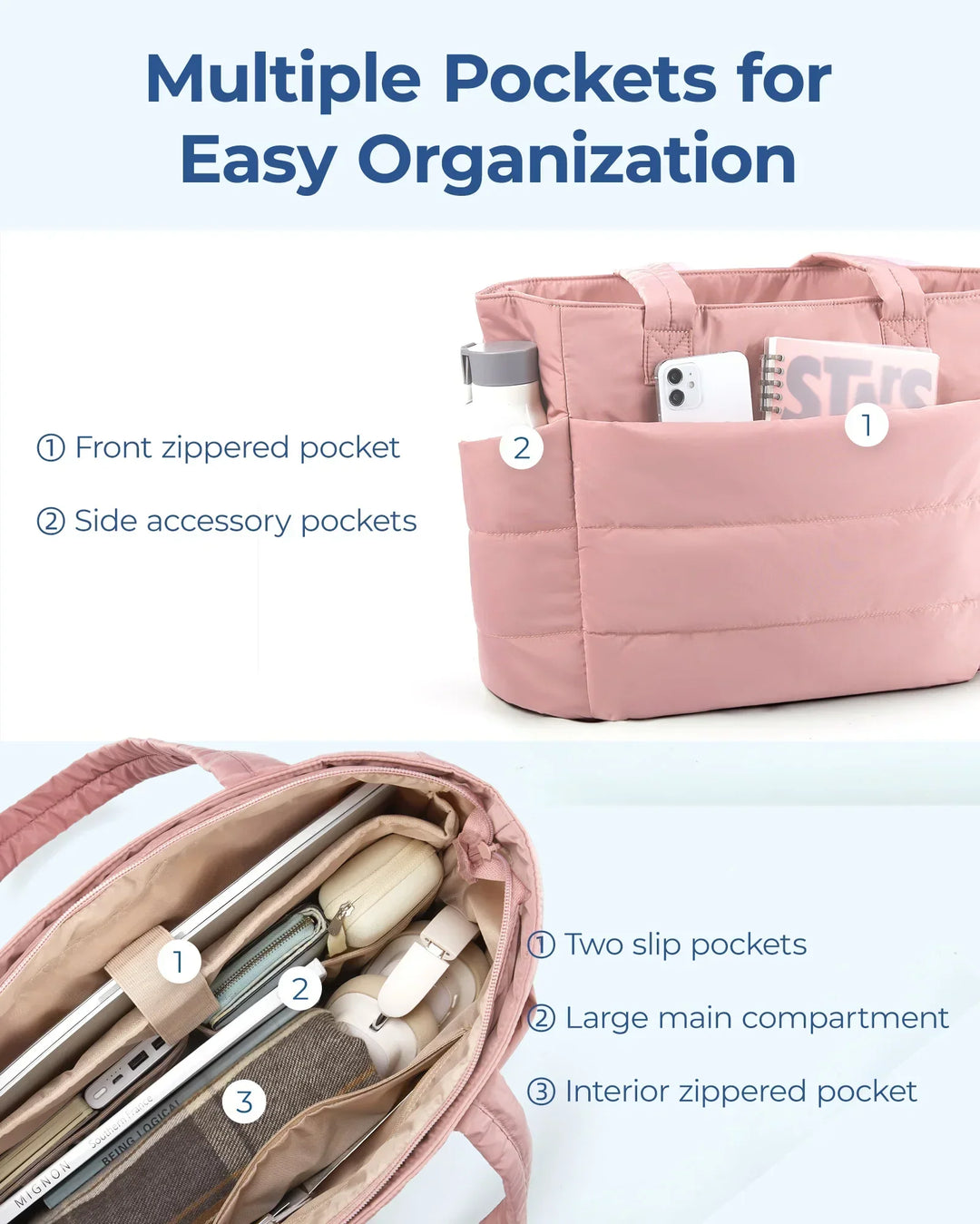 Sac fourre-tout Ava Puffy