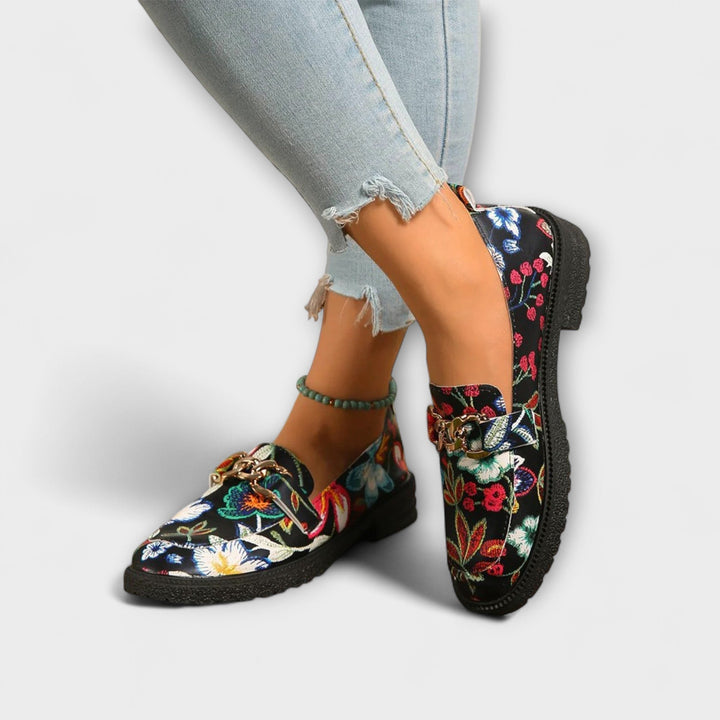 Camille - Mocassins Multicolores Audacieux