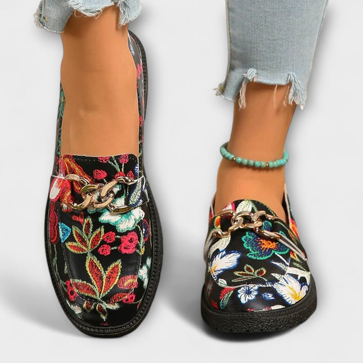 Camille - Mocassins Multicolores Audacieux