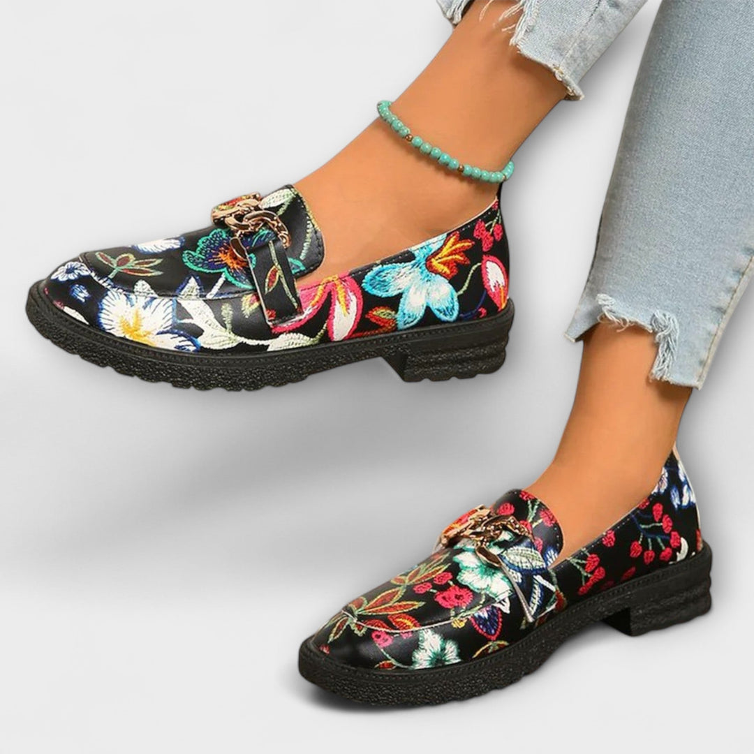 Camille - Mocassins Multicolores Audacieux