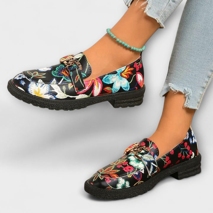 Camille - Mocassins Multicolores Audacieux