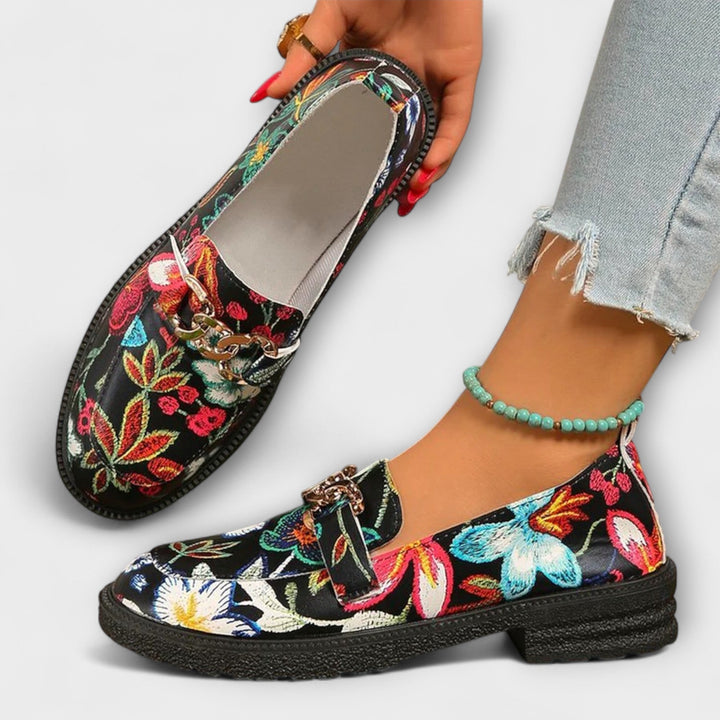 Camille - Mocassins Multicolores Audacieux